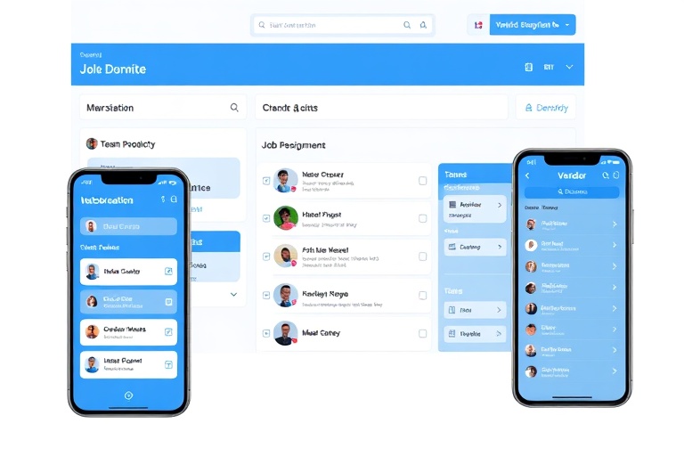 Vendor & Team Coordination Screenshot